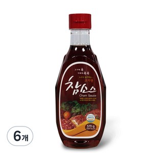 참 우리식품 고기엔 참소스, 570g, 6개