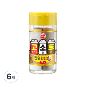 오뚜기 고소후 간편양념, 59g, 6개