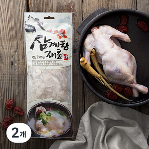 몸에조화 삼계탕재료, 100g, 2개