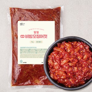 웰웰 실속 비빔 오징어젓, 1kg, 1개