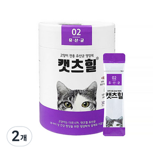 캣츠힐 고양이 영양제, 30회분, 장건강/유산균, 2개