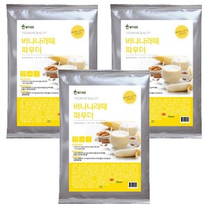 위드고 바나나라떼 분말형, 1kg, 1개입, 3개