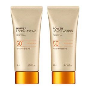 더페이스샵 파워 롱래스팅 선 크림 SPF50+ PA+++, 80ml, 2개