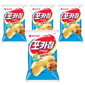 오리온 포카칩 오리지널, 137g, 4개