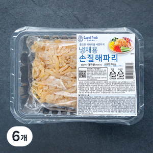 단디프레시 냉채용 손질해파리 (냉장), 500g, 6개