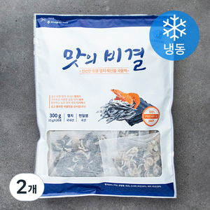 이어수산 맛의비결 멸치 해산물 국물팩 20포 (냉동), 300g, 2개