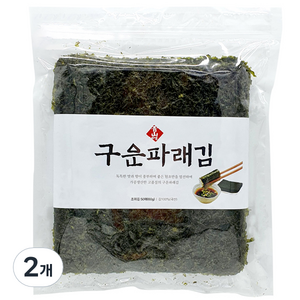 청산에 구운파래김 50p, 60g, 2개