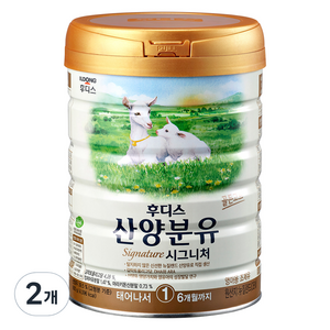 일동후디스 시그니처 산양분유 1단계, 2개, 800g