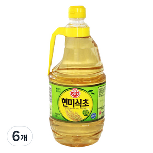 오뚜기 현미식초, 1.8L, 6개