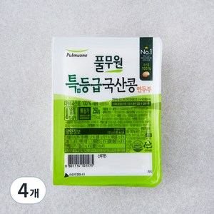 풀무원 특등급 국산콩 연두부, 250g, 4개