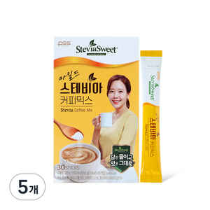 펄세스 마일드 스테비아 커피믹스, 9.6g, 30개입, 5개