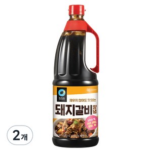 청정원 돼지갈비양념, 2kg, 2개