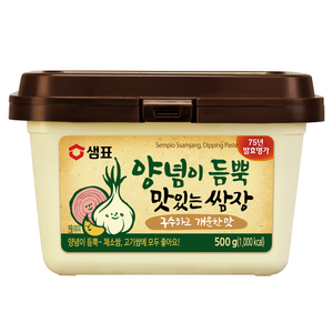 [샘표] 양념이 듬뿍 맛있는 쌈장, 500g, 1개