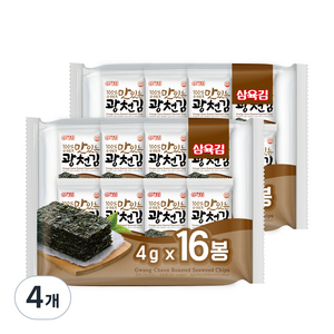 삼육김 광천김 16p, 64g, 4개