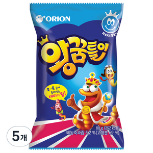 오리온 왕꿈틀이, 80g, 5개