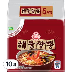 오뚜기 해물짬뽕 120g, 10개