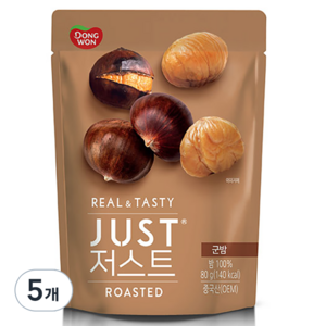 동원 저스트 군밤, 80g, 5개