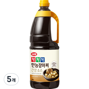 삼화 척척척 만능장아찌 간장소스, 2kg, 5개