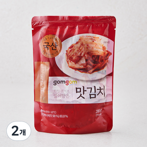 곰곰 맛김치, 200g, 2개