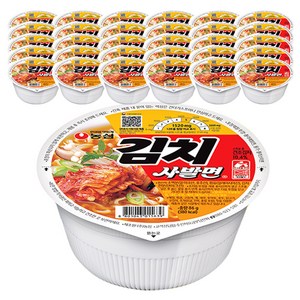 농심 김치사발면 86g, 36개