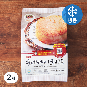 장가네제과 수제 화이트 케이크시트 미니 (냉동), 120g, 2개