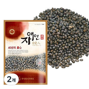 자애인 거두 검정팥 한차재료, 1kg, 2개