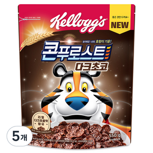 콘푸로스트 다크초코 시리얼, 550g, 5개