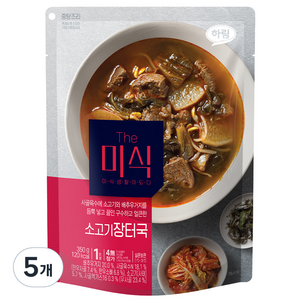 더미식 소고기장터국, 350g, 5개