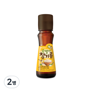 아이배냇 순 발아 참기름, 참깨, 2개, 75ml