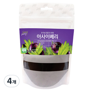 성풍양행 유기농 동결건조 아사이베리 분말, 100g, 4개