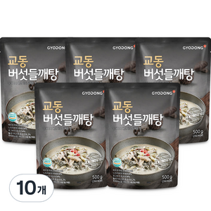 교동 버섯들깨탕, 500g, 10개