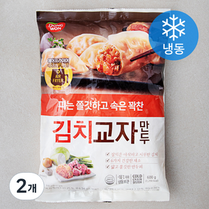 동원 김치교자만두 (냉동), 600g, 2개