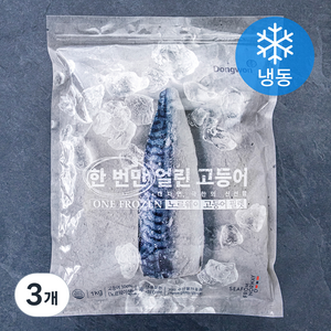 동원 한 번만 얼린 고등어 (냉동), 1kg, 3개