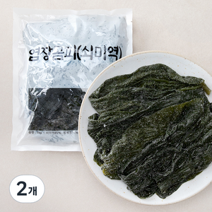 염장 곰피 쇠미역, 1kg, 2개