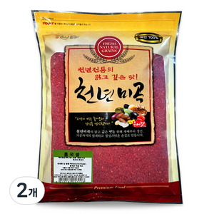 천년미곡 홍국쌀, 3kg, 2개