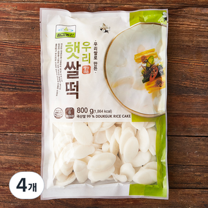 칠갑농산 우리햇쌀떡, 800g, 4개