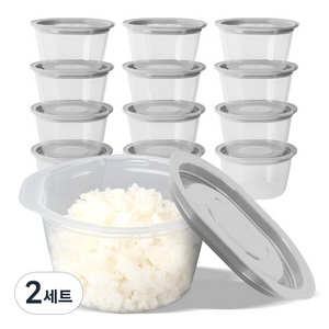 아카시아리빙 쿡앤밥 275ml 13P 밀폐용기, 2세트, 밀페용기 13개