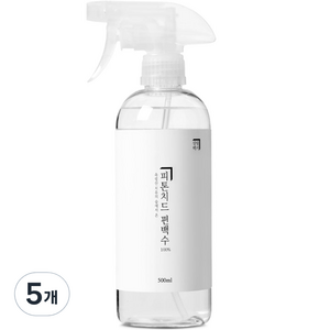 살림백서 피톤치드 편백수 실내탈취제 본품, 5개, 500ml