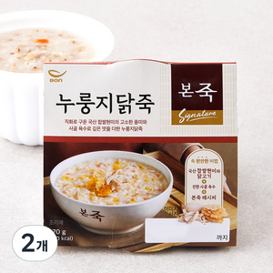 본죽 누룽지 닭죽, 270g, 2개