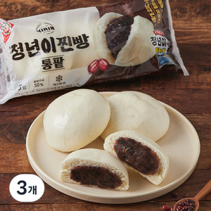 기린 찐빵 통팥, 279g, 3개, 3개입