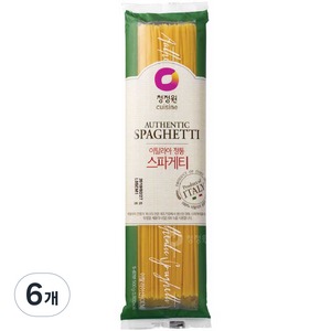 청정원 스파게티, 500g, 6개