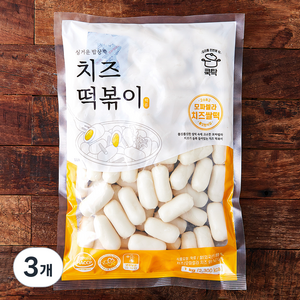 쿡탁 싱거운밥상 치즈떡볶이, 1kg, 3개