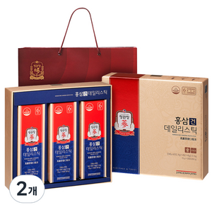 정관장 홍삼건 데일리스틱 + 쇼핑백, 450g, 2개