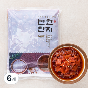 반찬단지 오복채, 1kg, 6개