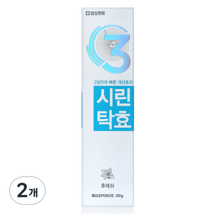 페리오 시린탁효 시린이 전문치약 후레쉬, 120g, 2개