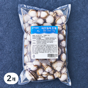 곰곰 국산 동죽 조개, 1kg, 2개