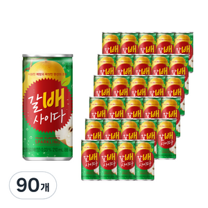 갈아만든배 사이다, 210ml, 90개