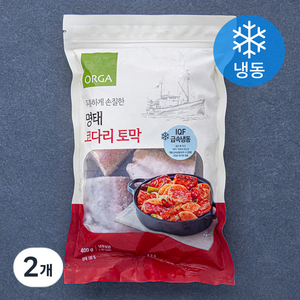 올가홀푸드 두툼하게 손질한 명태 코다리 토막 (냉동), 400g, 2개