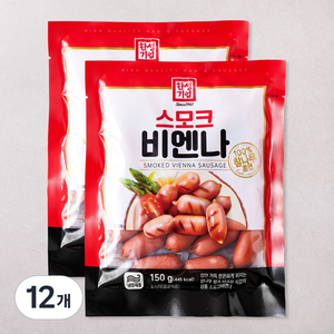 한성기업 스모크 비엔나, 150g, 12개