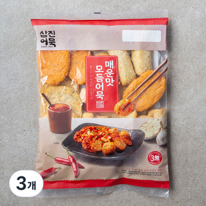 삼진어묵 매운모듬어묵, 905g, 3개